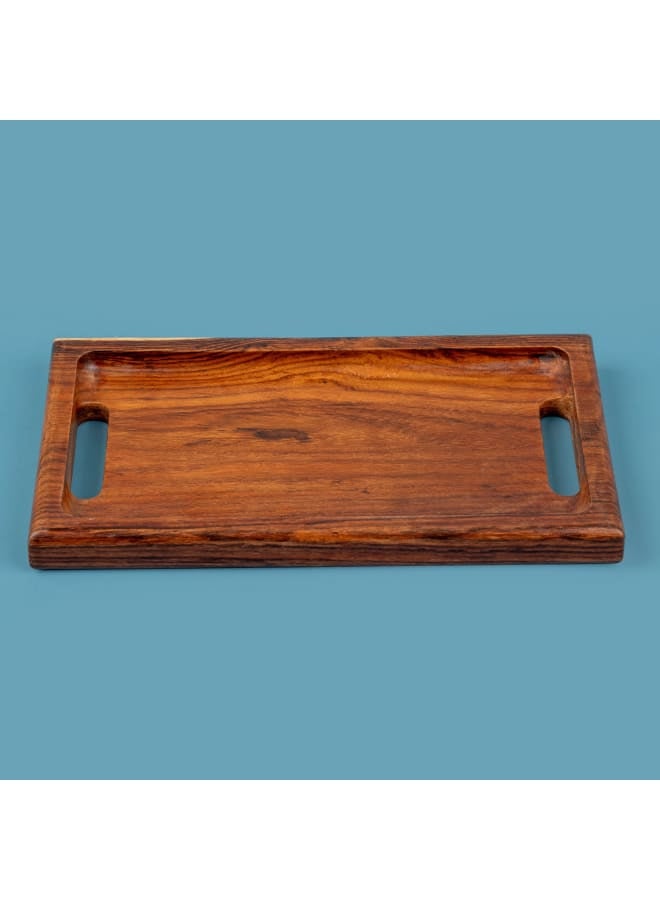 Slim Wood Serving Tray -Brown